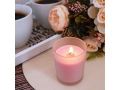 Dárková svíčka - pivoňka