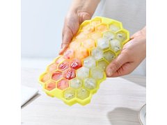Forma na led s víčkem - včelí plástev