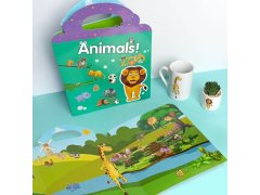 Kniha plná samolepek - zvířátka