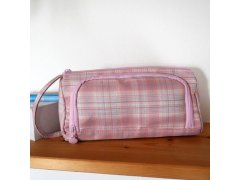 Penál/taštička s výklopnou částí - růžový