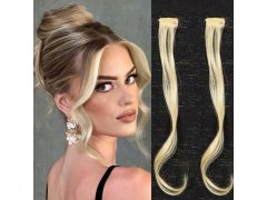 Příčesek do vlasů na klipu melír - blond