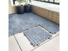 Protiskluzová gumová dlažba - šedá