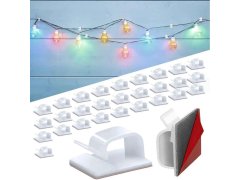 Samolepící klip 20 ks