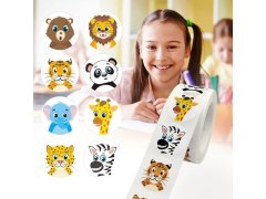 Samolepky pro děti 500 ks - veselá zvířátka