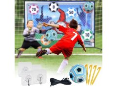 Textilní fotbalová branka s míčem na suchý zip