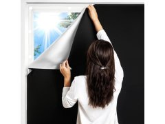 Zatemňující odnímatelná okenní fólie 140x100 cm