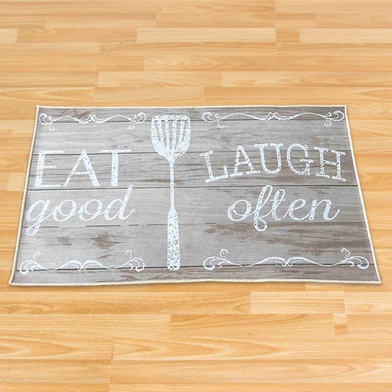 Protiskluzová předložka 90x60 cm - Eat Good, Laugh Often