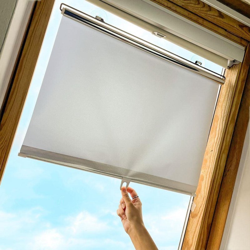 Rolovací sluneční clona světlá 58 x 125 cm